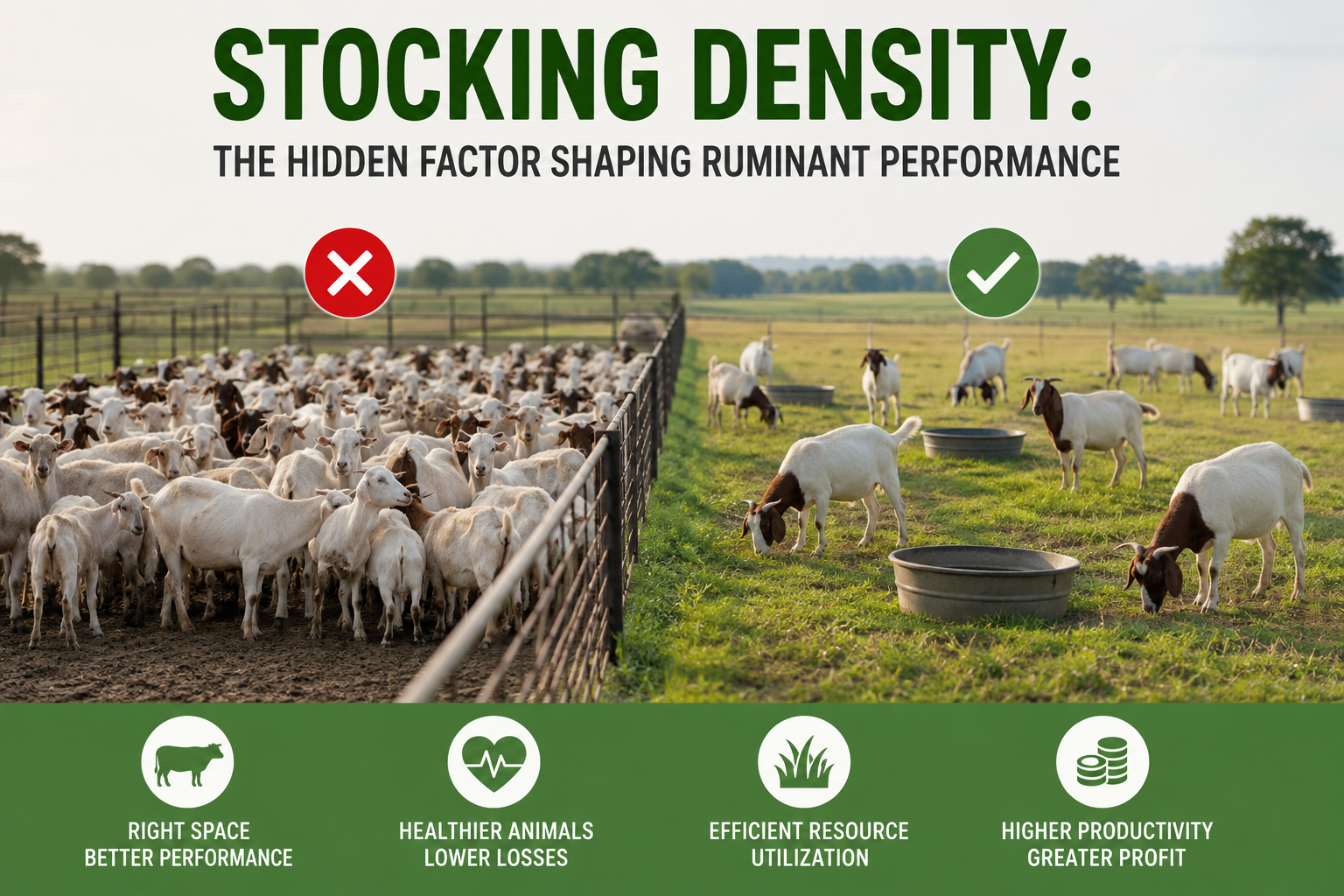 STOCKING DENSITY: THE HIDDEN FACTOR SHAPING RUMINANT PERFORMANCE
